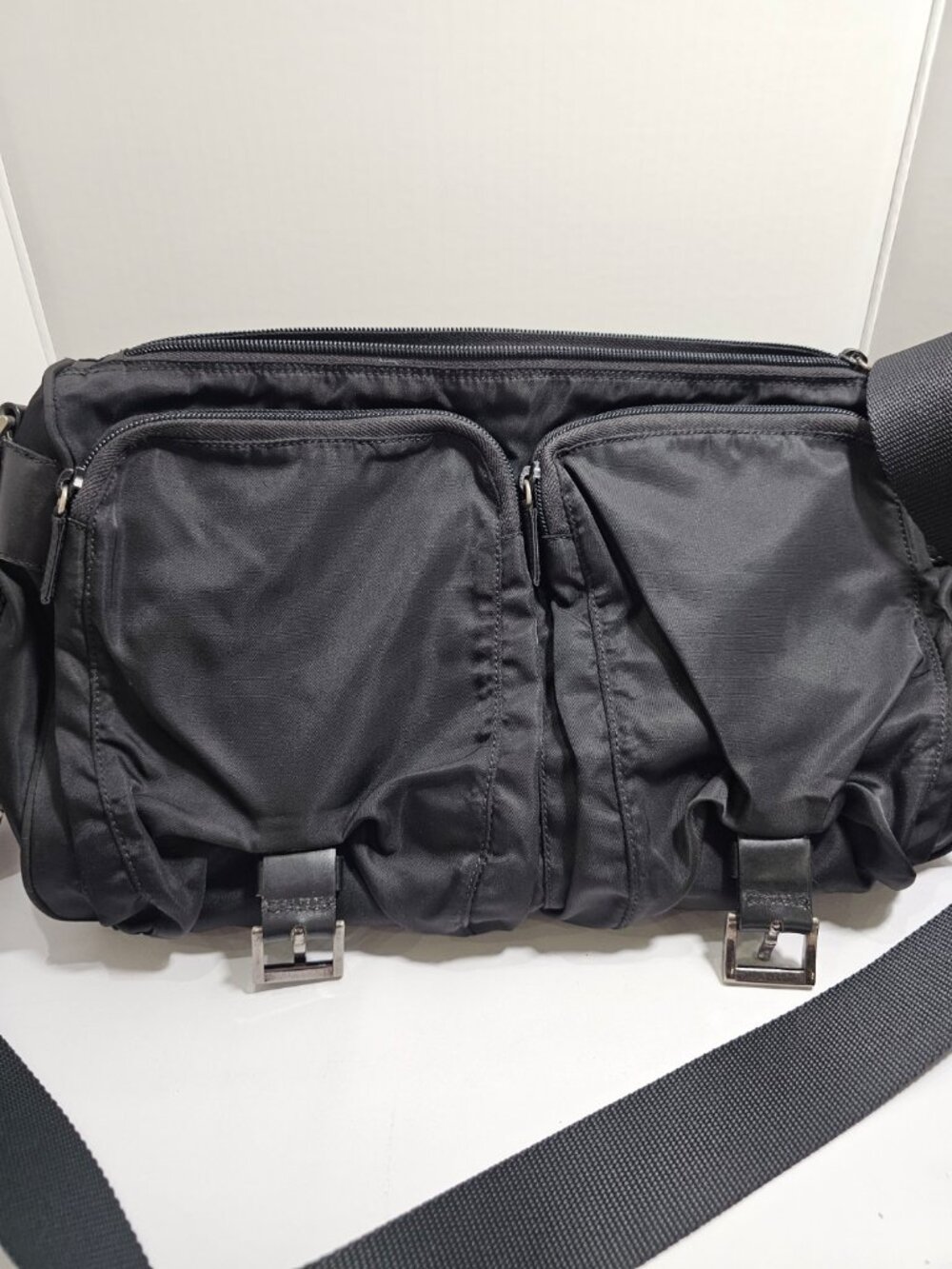 Authentic Prada BT0171 Vela Sport Nylon Messenger Bag – Nero (Black) - Picture 3 of 16